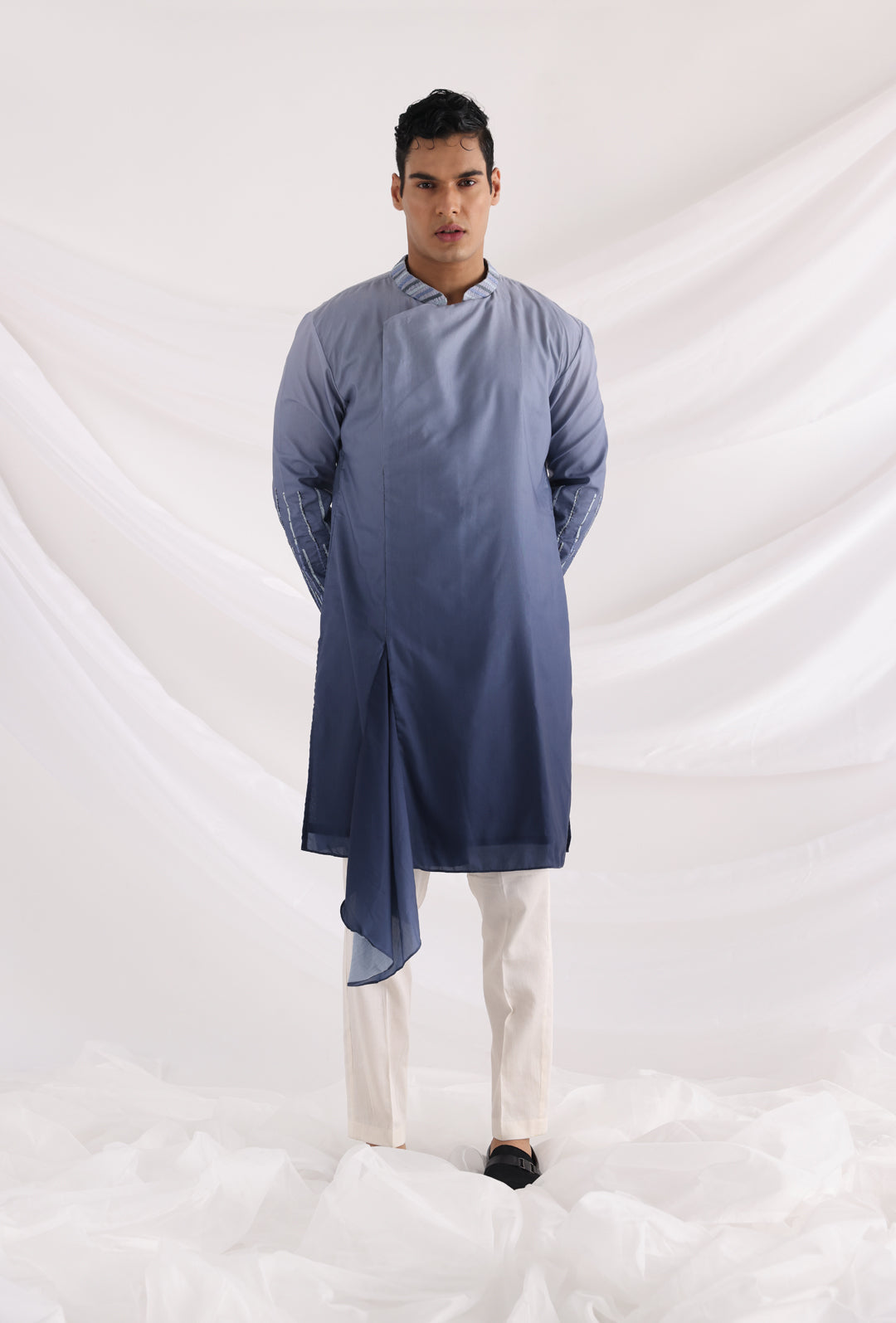 Neptunian blue kurta set