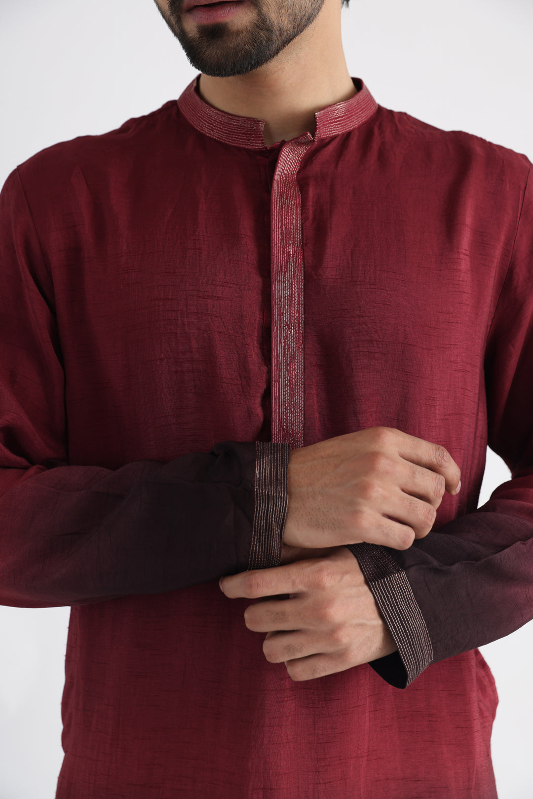 Qahwa nehru and kurta set