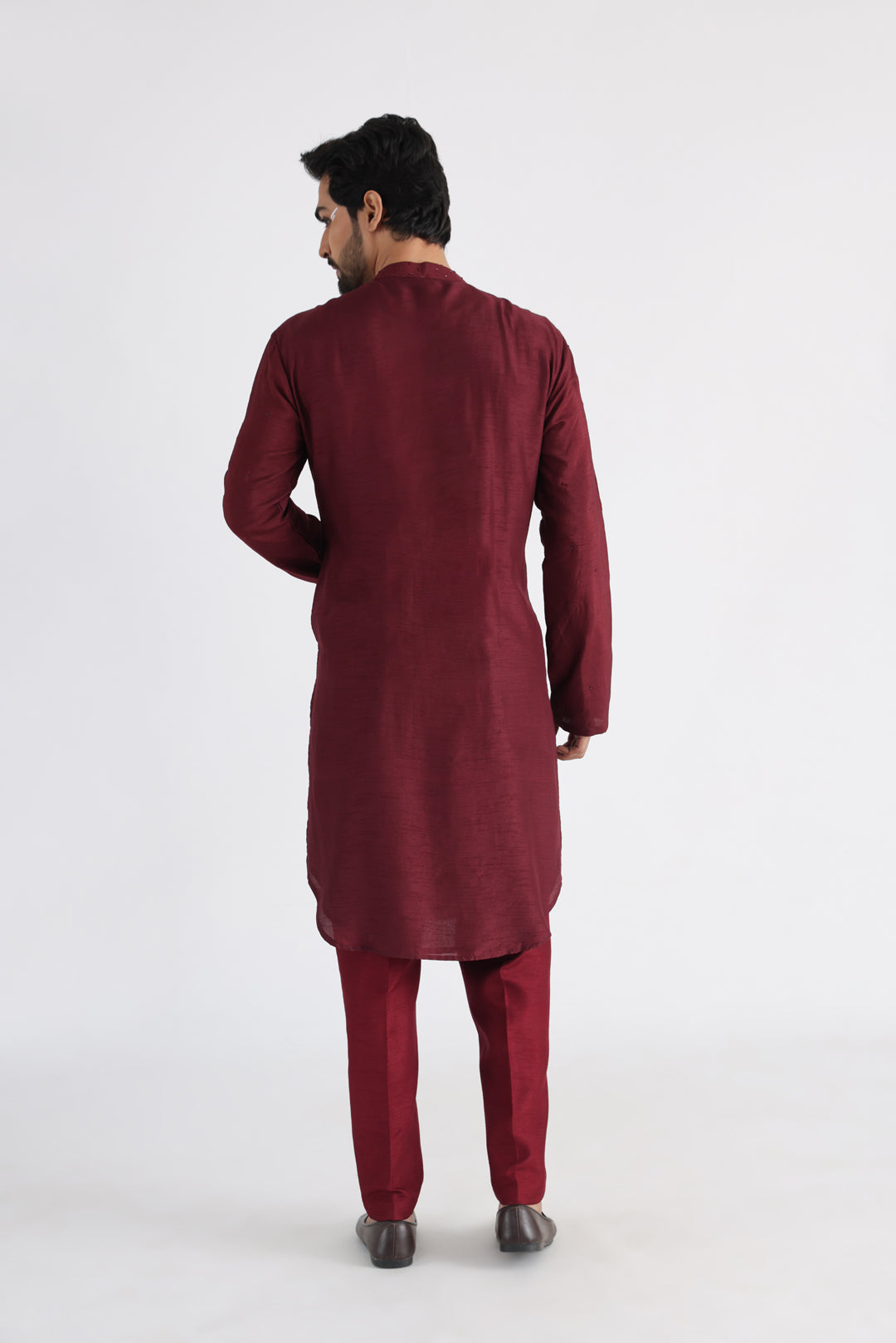 Darek maroon kurta set