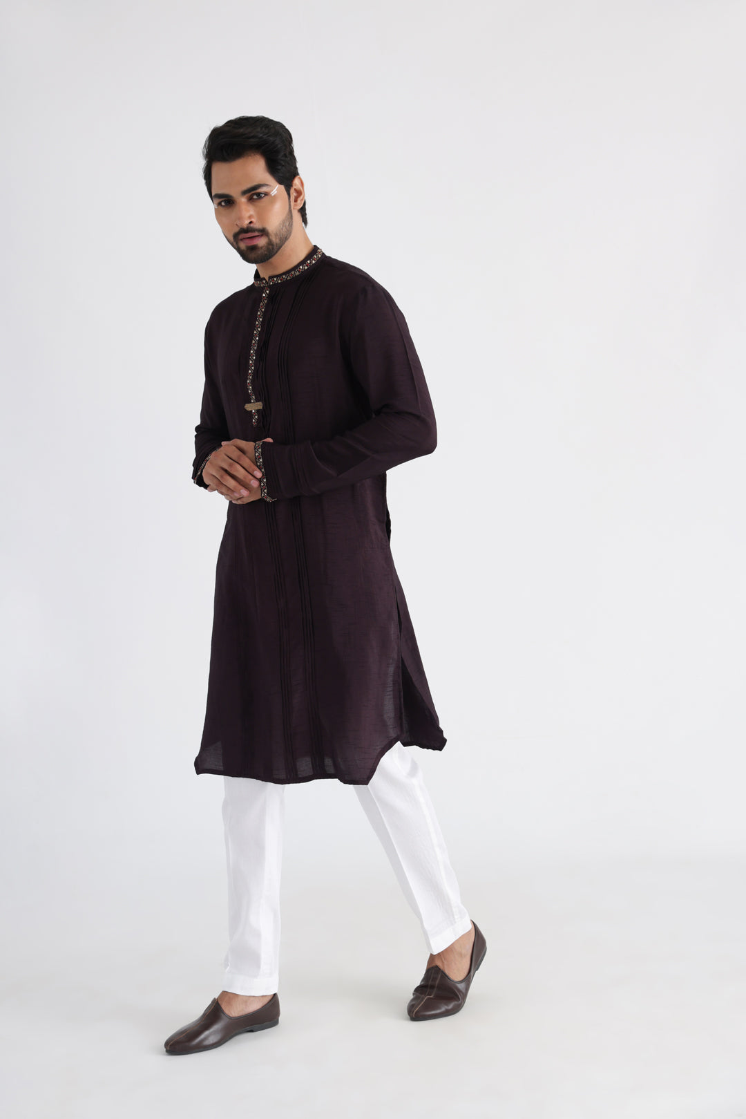 Brown kurta set