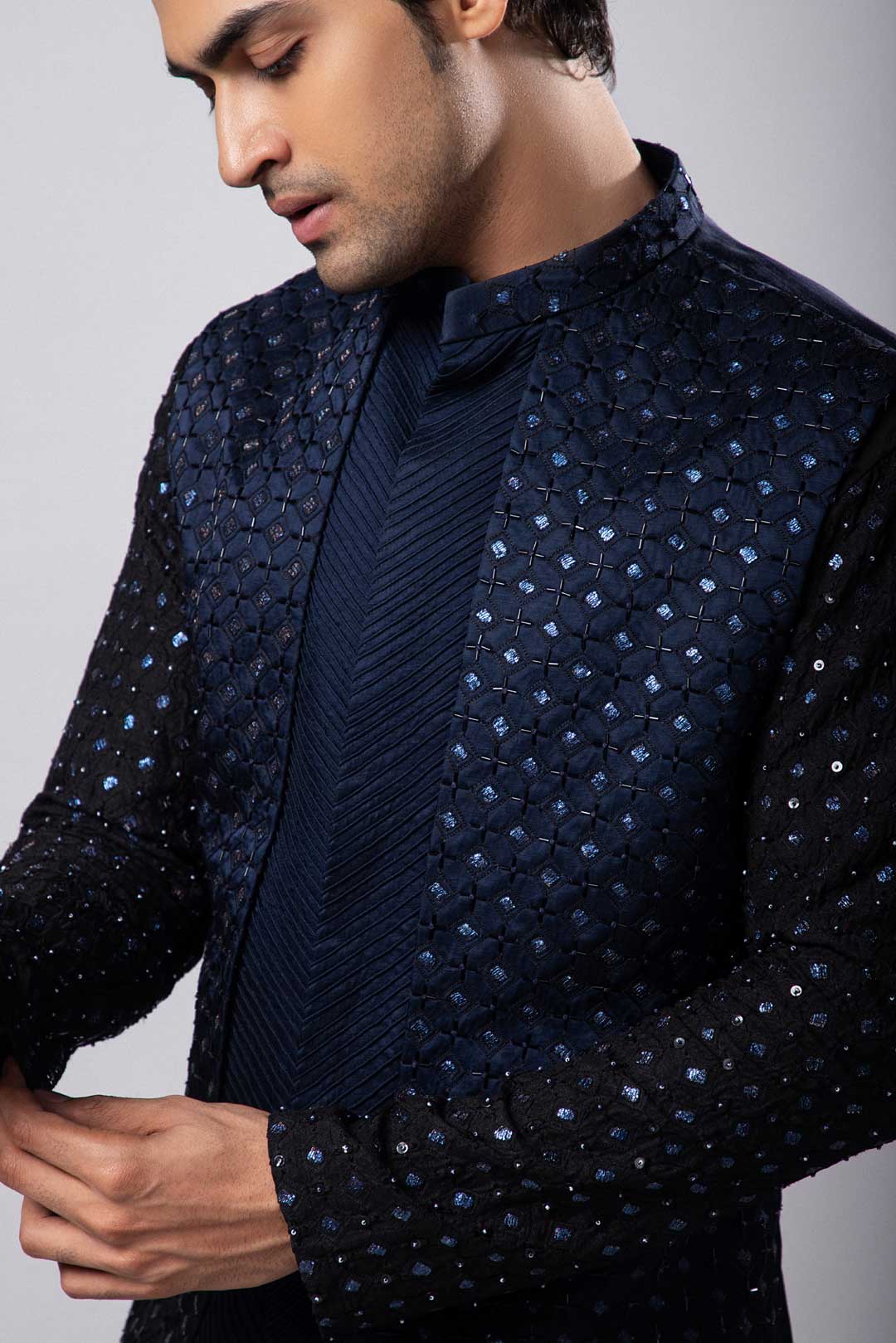 Neo Nehru and Darnell Kurta Set