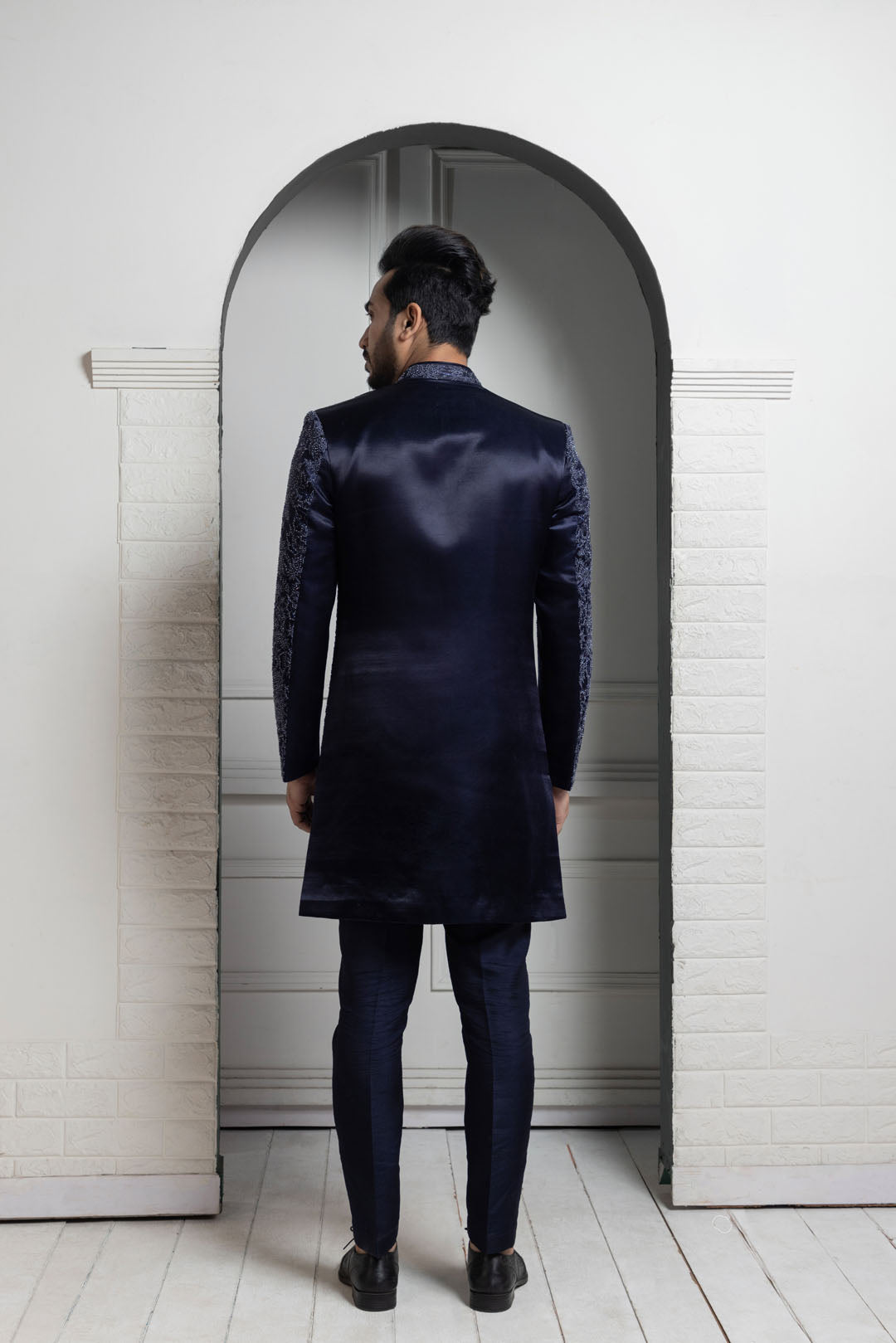 Majestic Midnight Hues Bandhgala