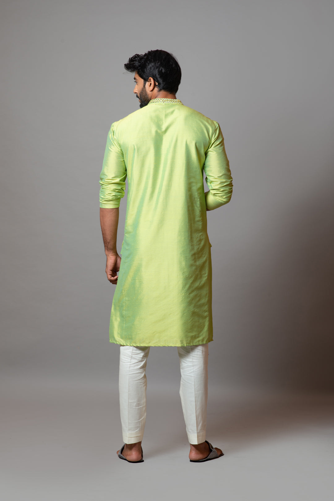 Green mirror Kurta set