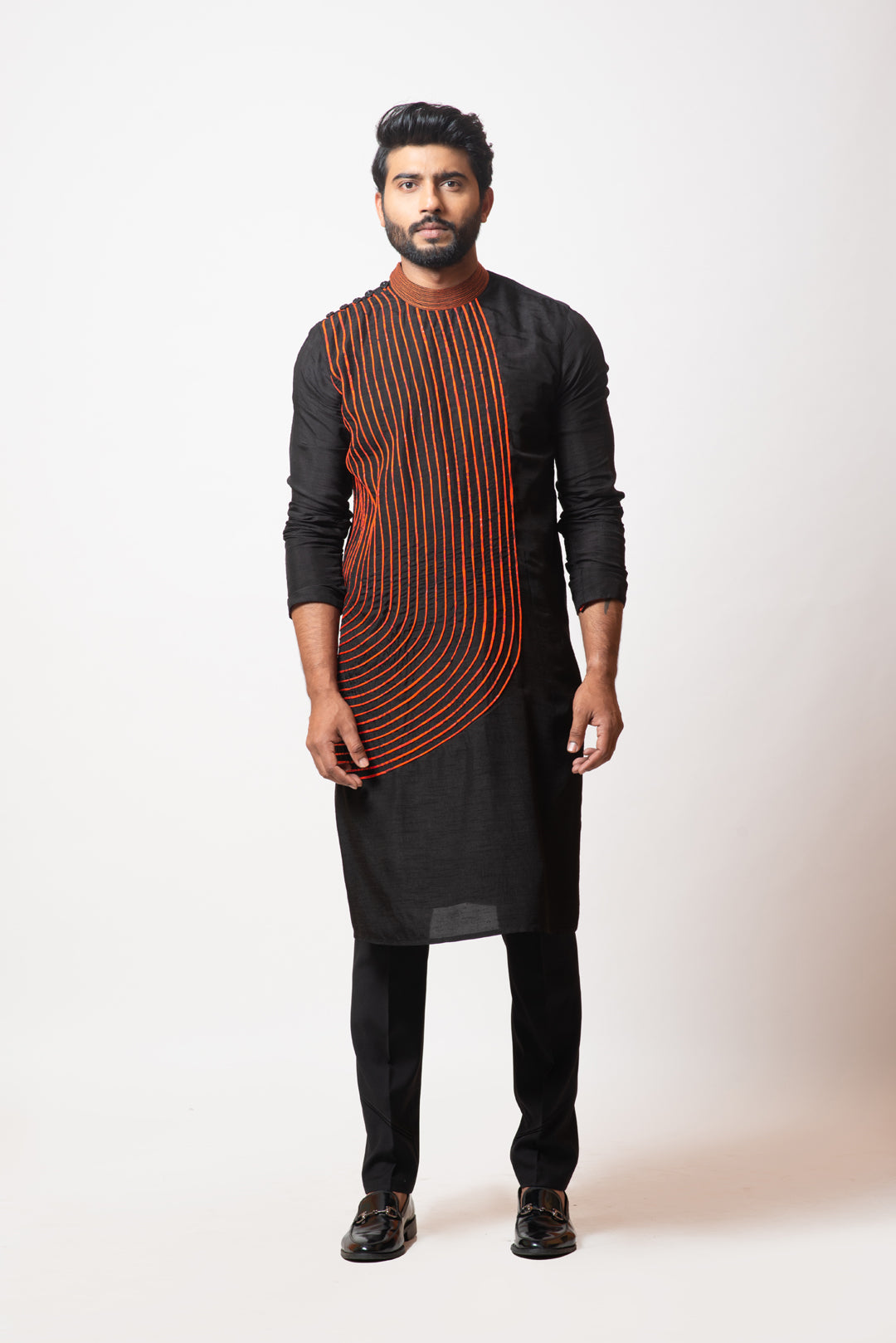 Printed cod kurta set
