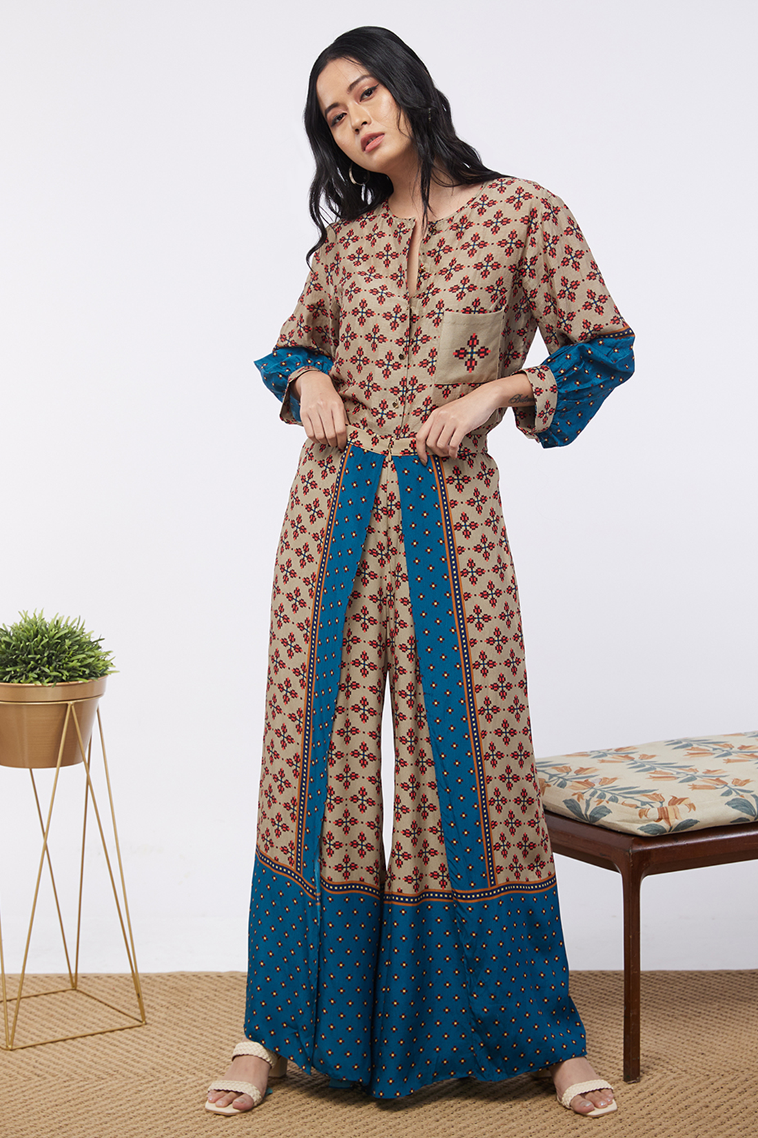 Image of Elements printed co-ord set