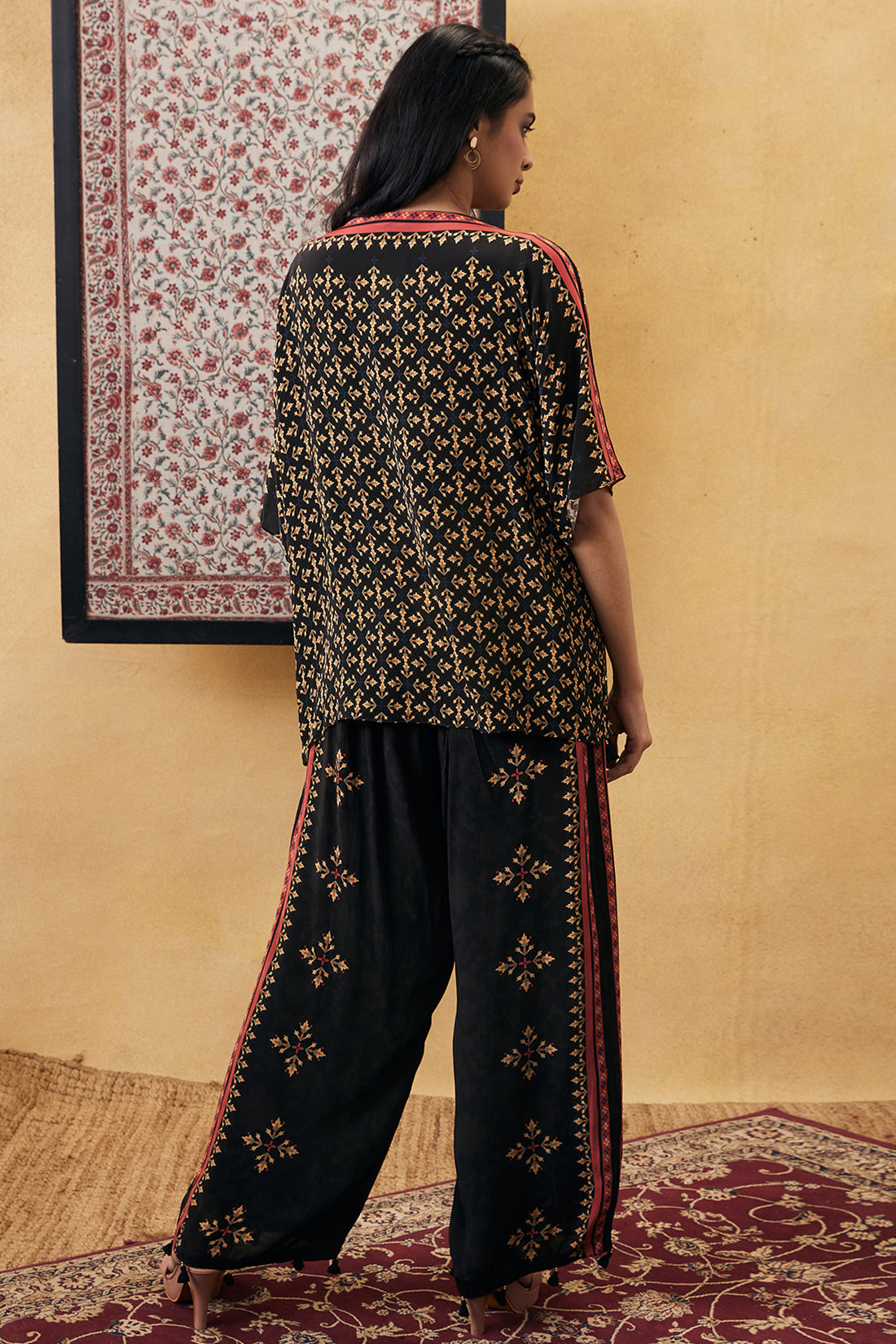 Image of Zahra embroidered co-ord set