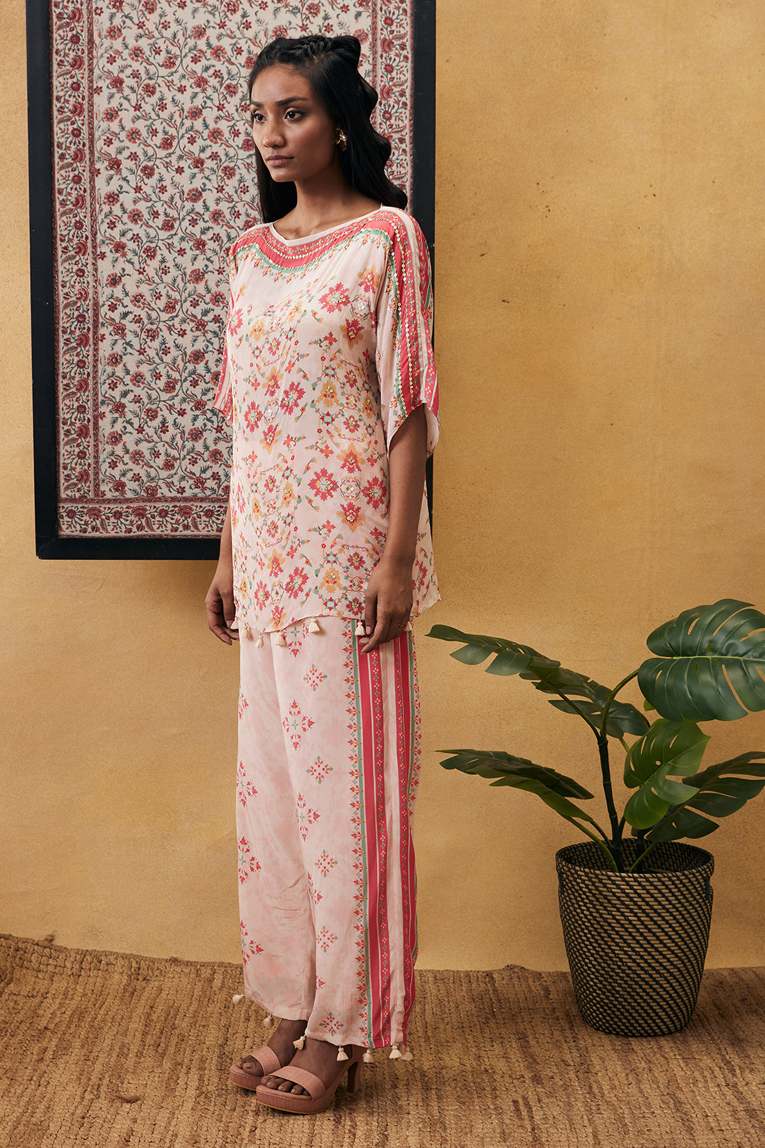 Image of Zahra embroidered co-ord set