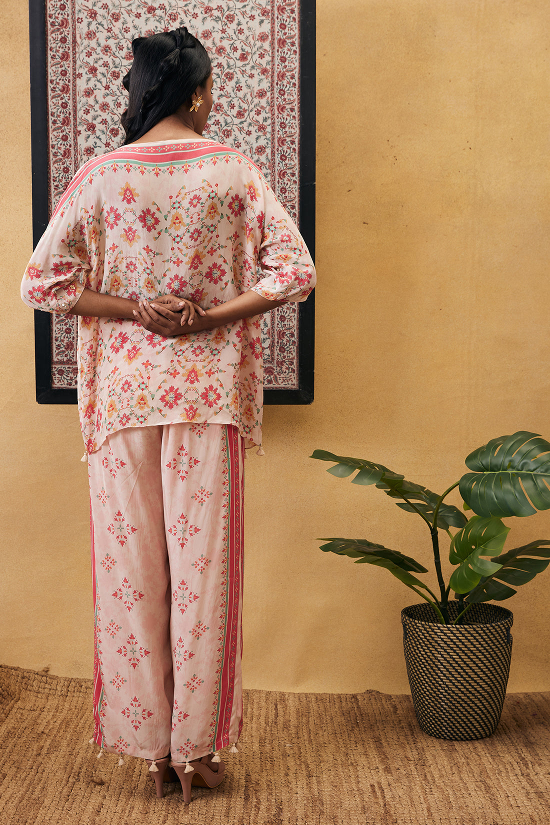 Image of Zahra embroidered co-ord set