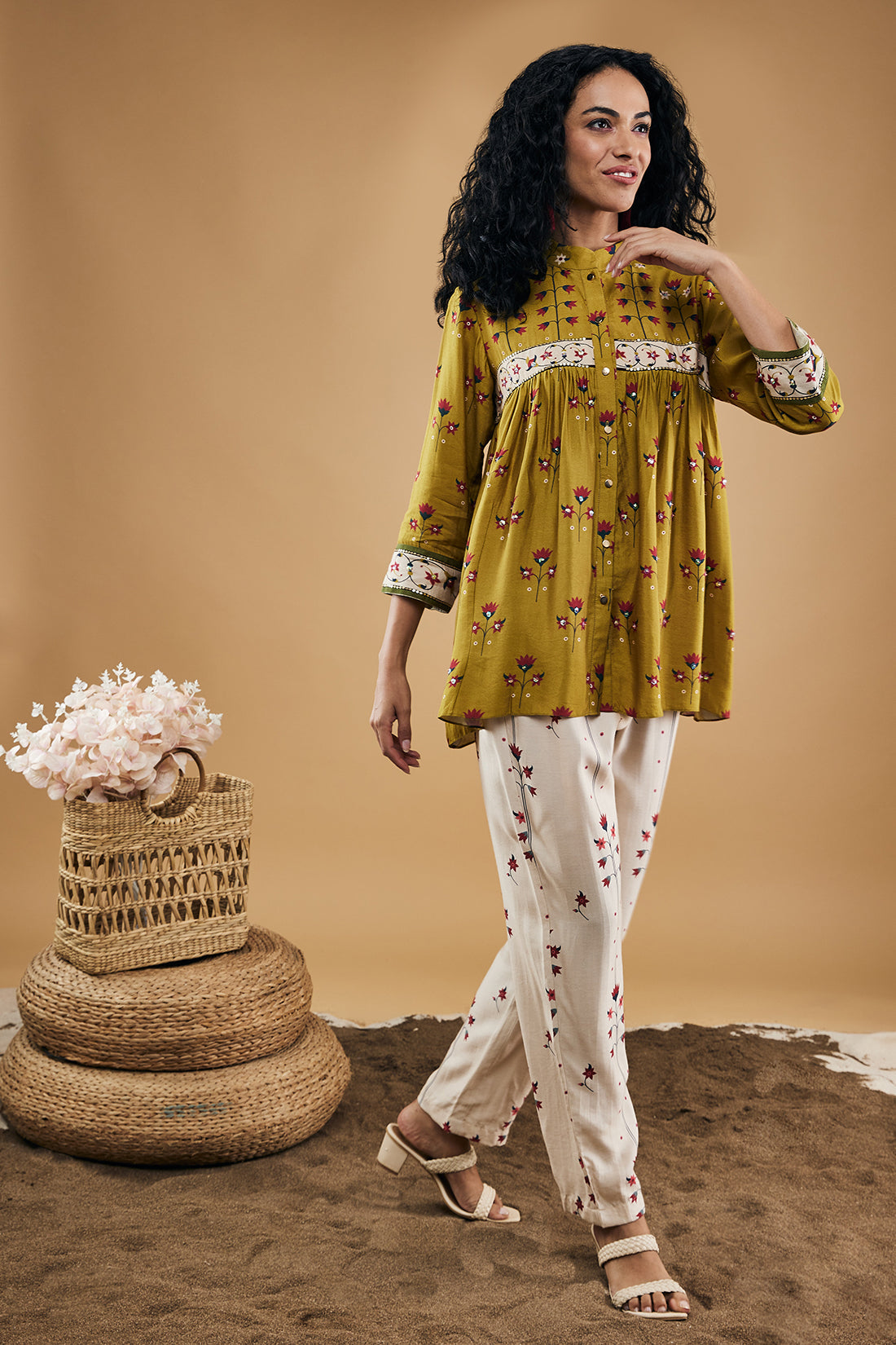 Image of Floral Printed Co-ord Set