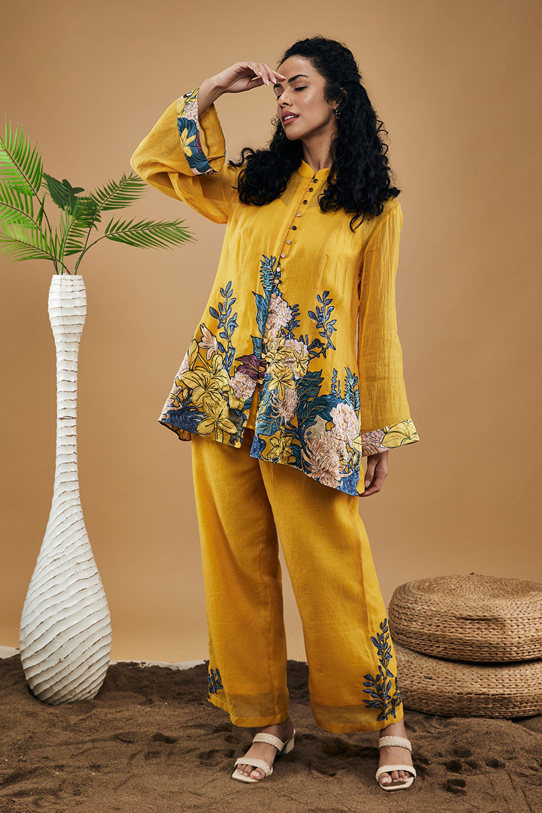 Image of Zinnia Applique Co-ord Set