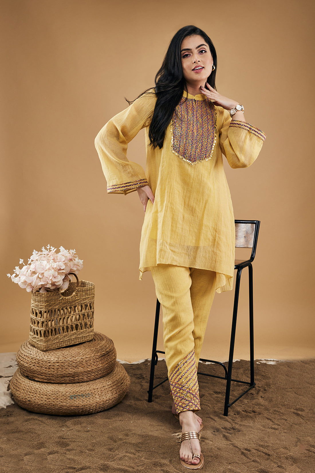 Image of Azra Embellished Kurta Set