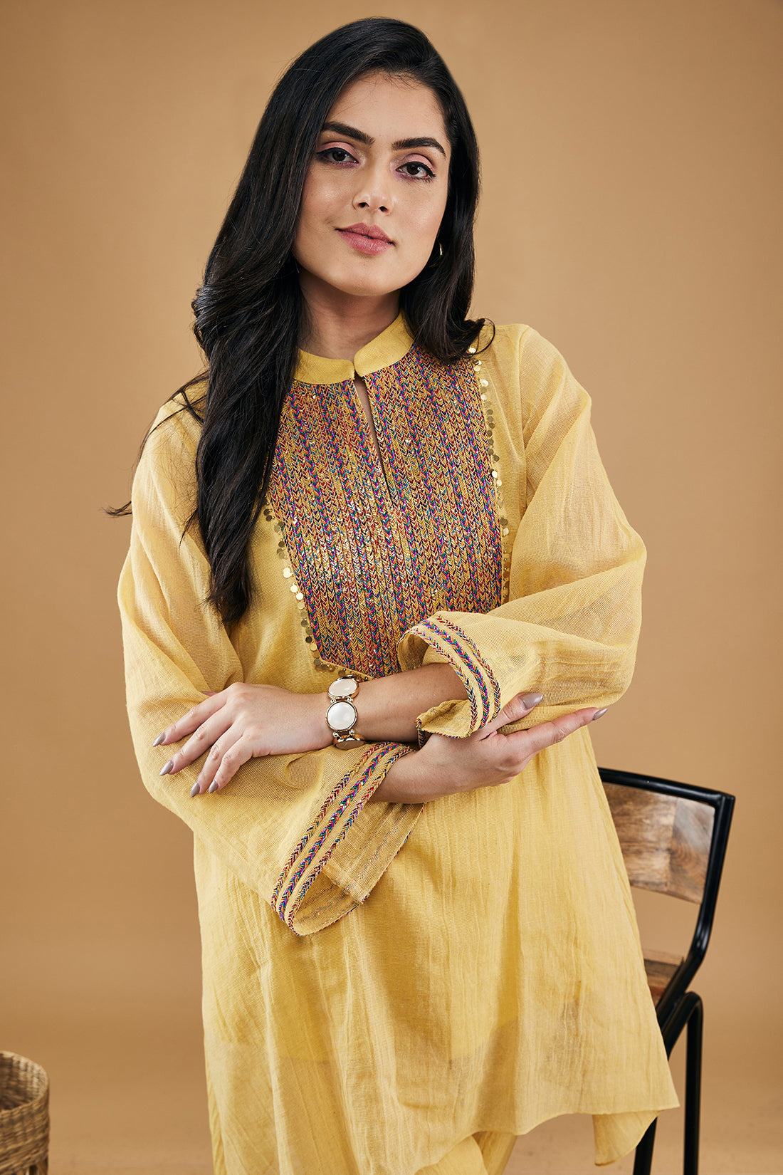 Image of Azra Embellished Kurta Set