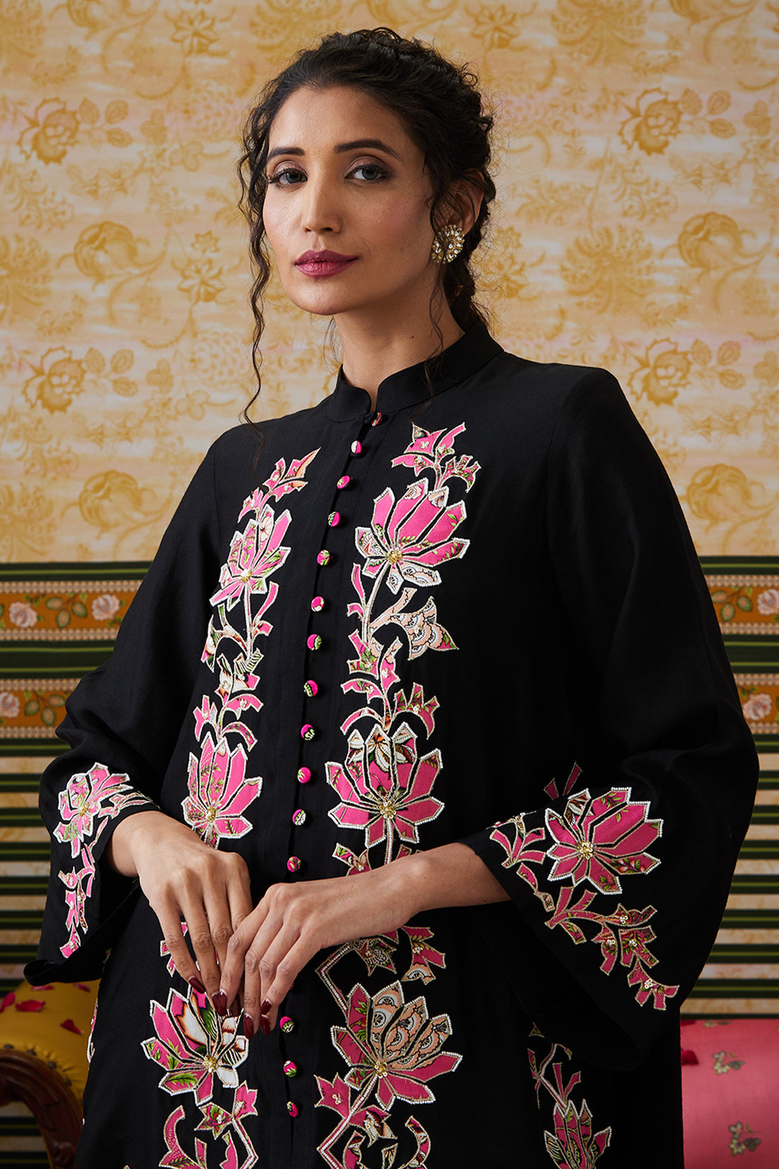 Image of Mehr  Applique Co-ord Set