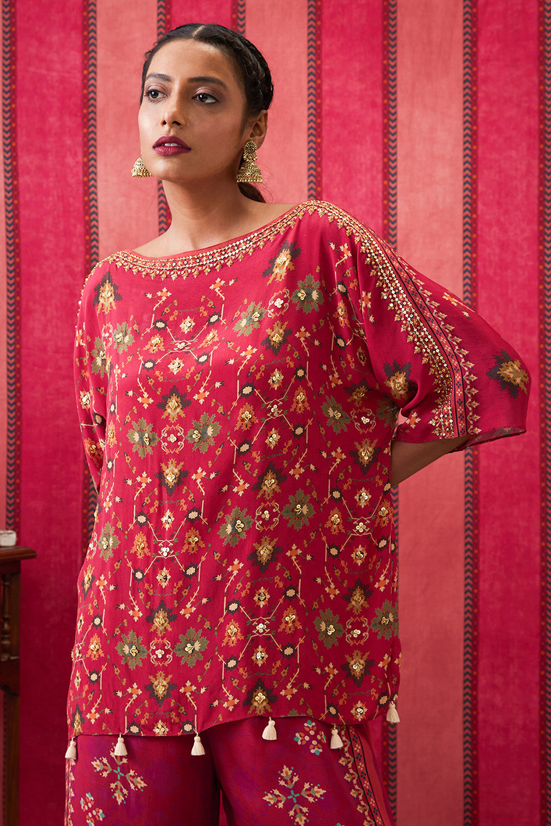 Image of Zahra Embroidered Co-Ord Set