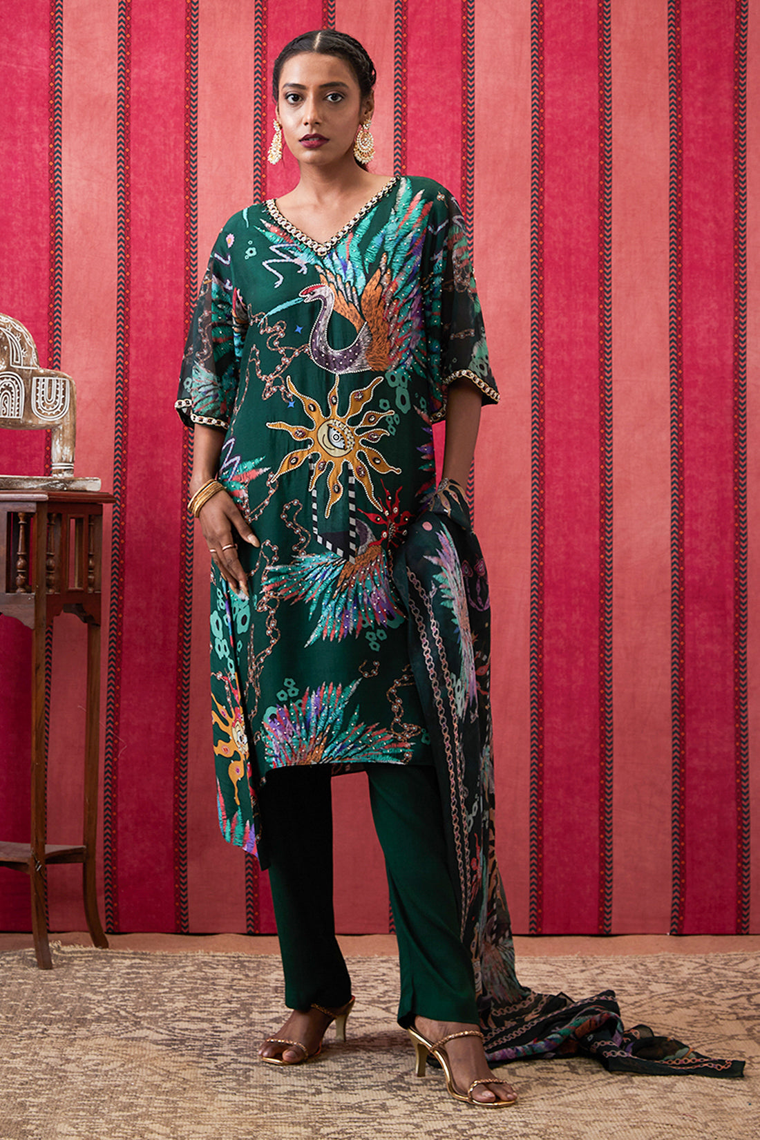 Image of Aisha Embroidered Kurta Set