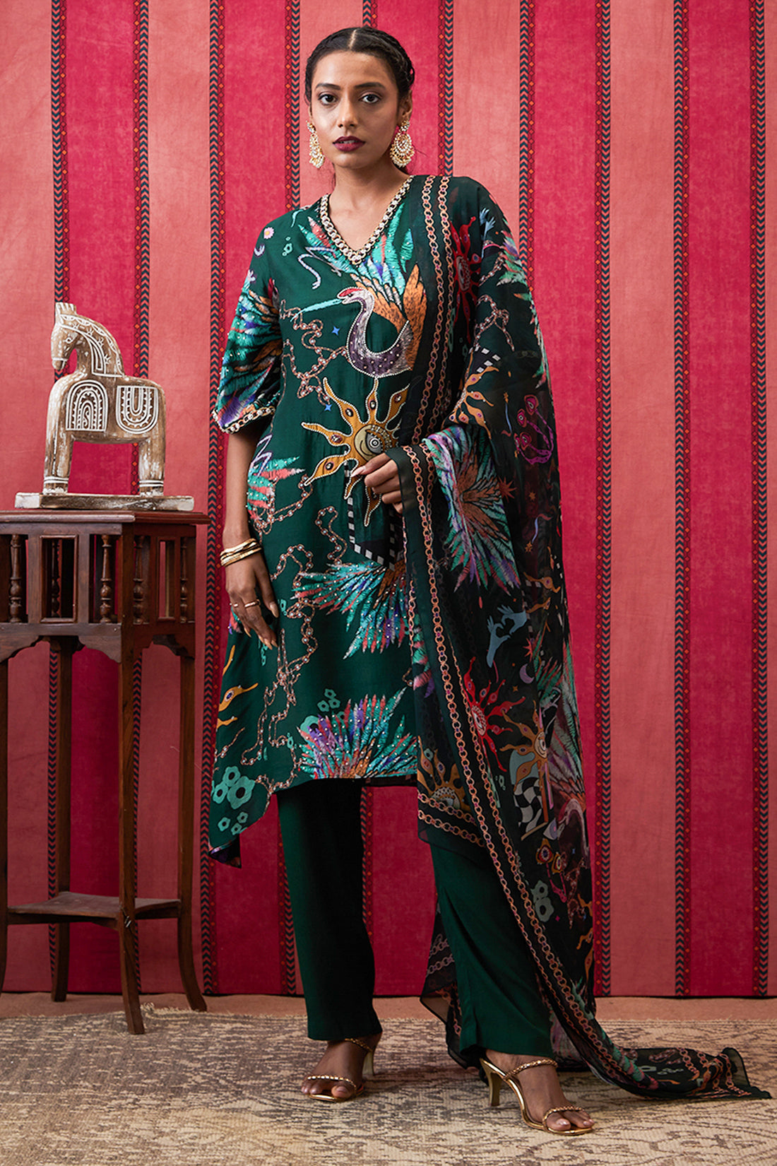 Image of Aisha Embroidered Kurta Set