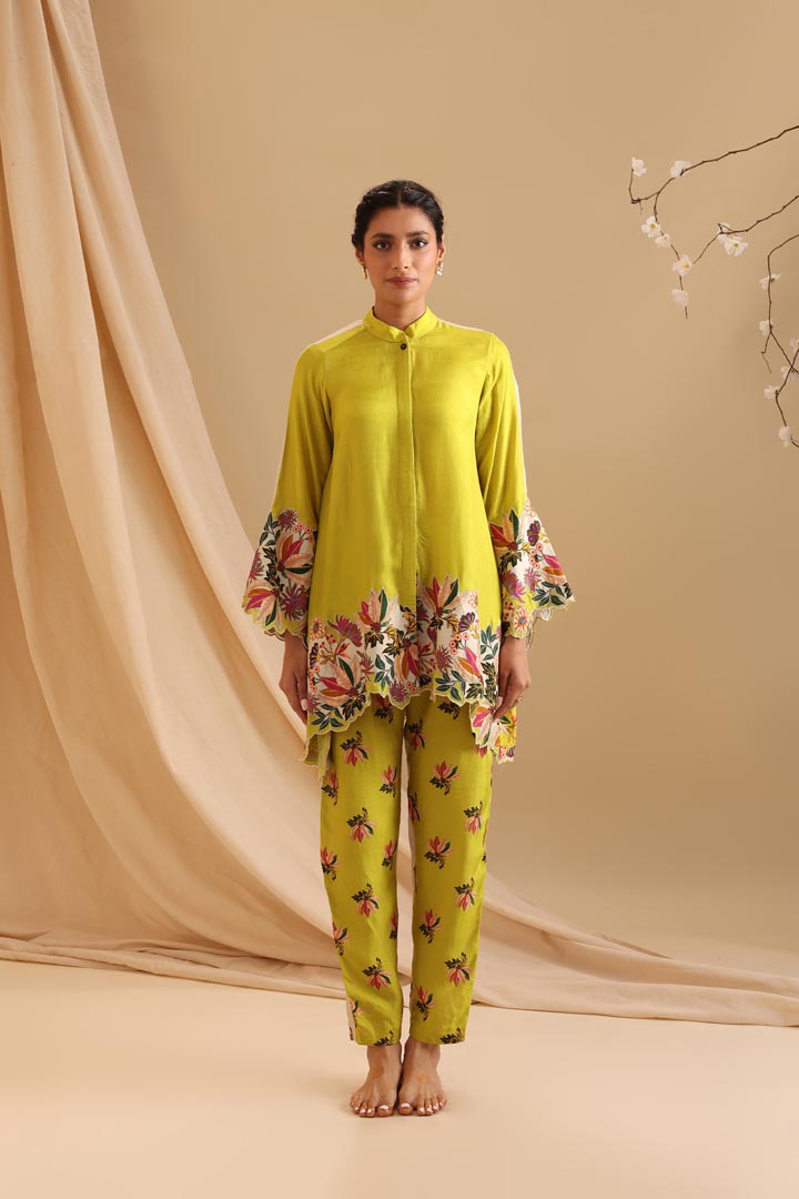 Image of Aarani embroidered co-ord set