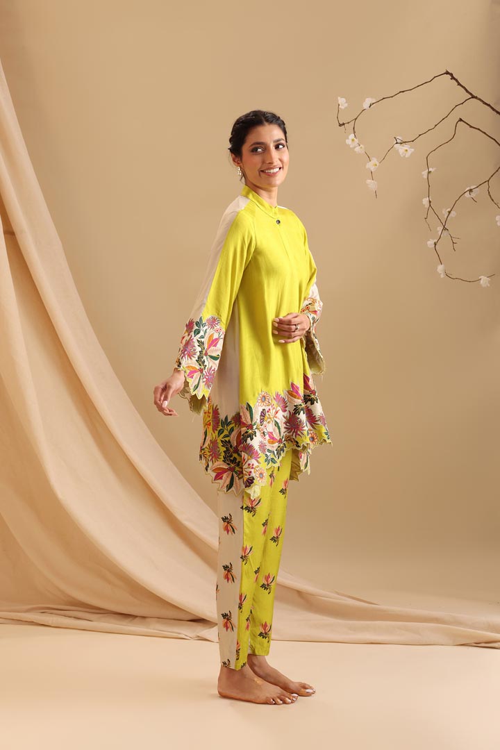 Image of Aarani embroidered co-ord set