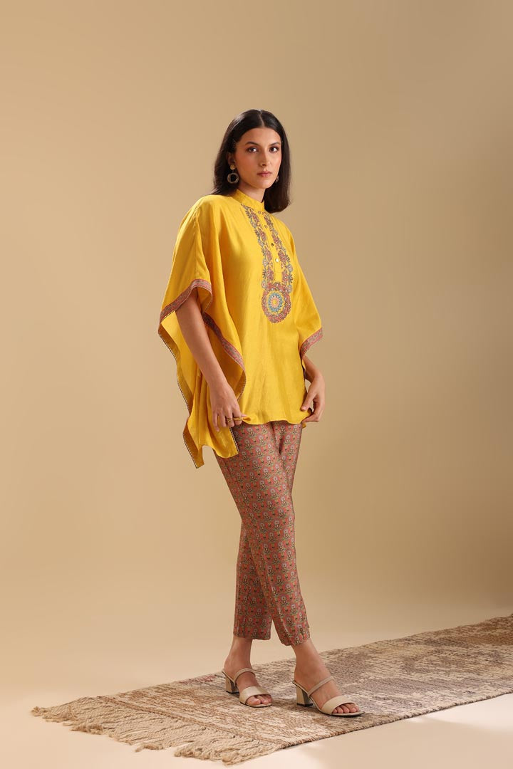 Image of Eraya embellished kaftan set