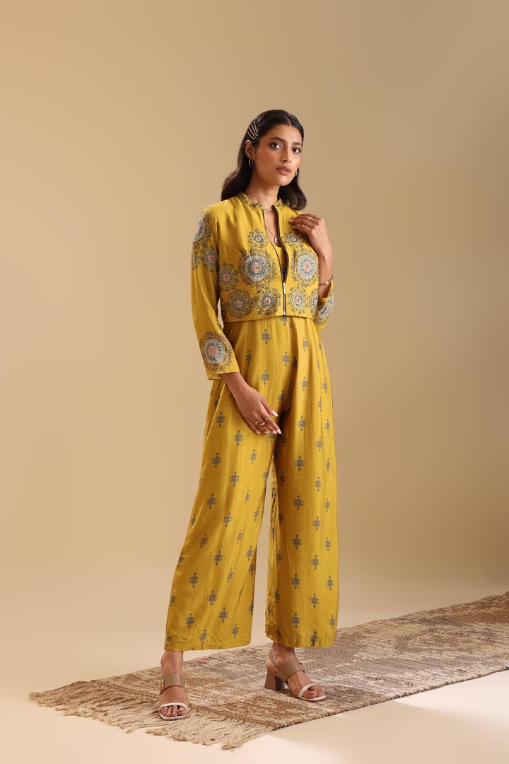 Image of Eraya emblished jumpsuit set