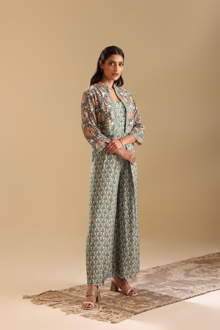 Image of Eraya emblished jumpsuit set