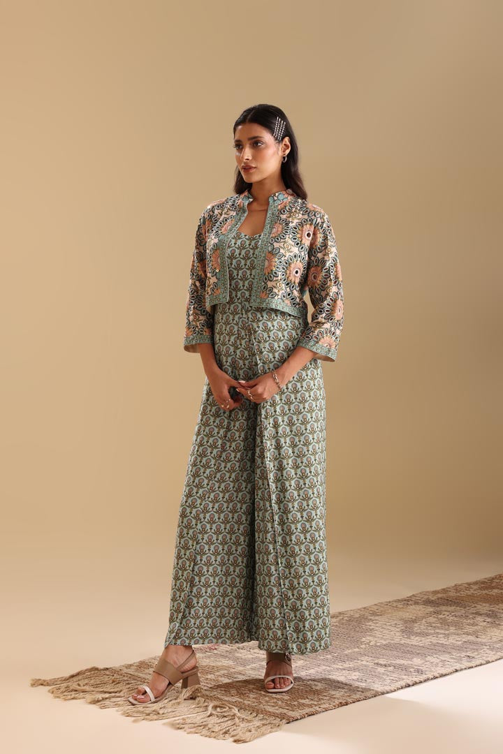 Image of Eraya emblished jumpsuit set