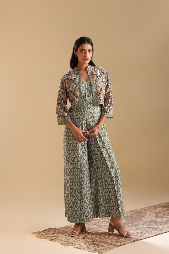 Image of Eraya emblished jumpsuit set