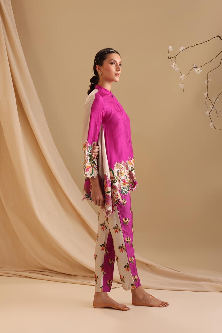 Image of Aarani embroidered co-ord set