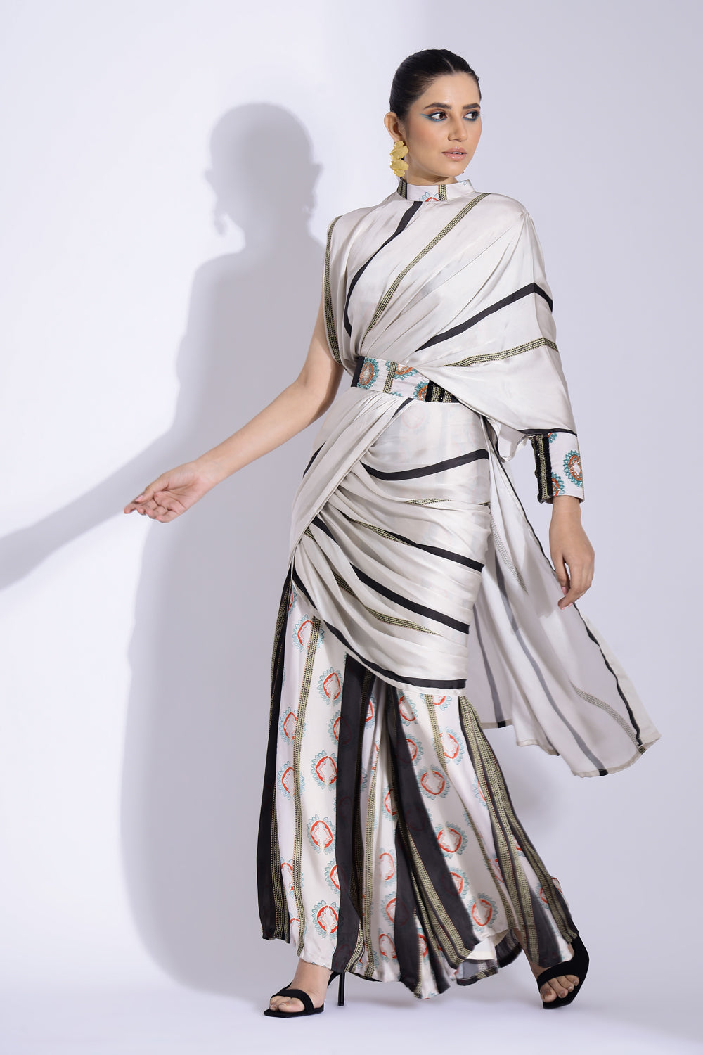 Pant Saree With A Pallu