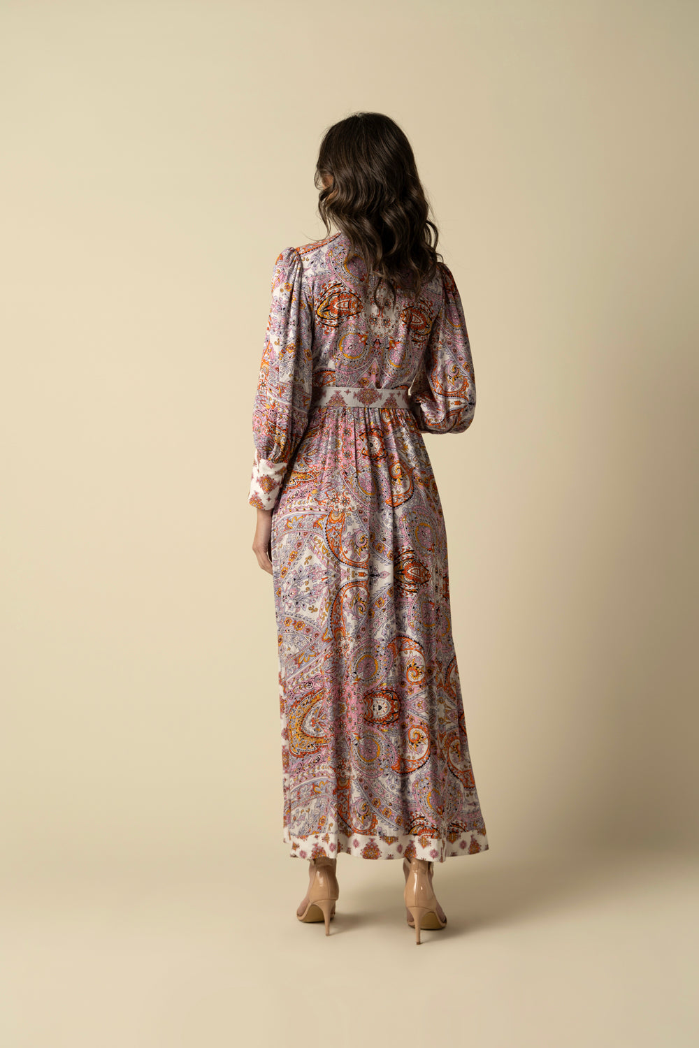 Maya Pink Cotton Dress - Auraya Fashion 