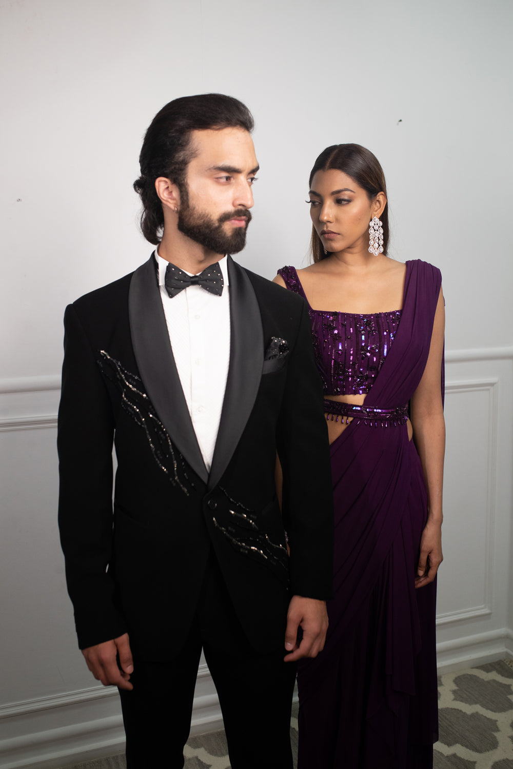 Shimmer On Tuxedo - Auraya Fashion -  - #tag1# - #tag2# - #tag3# - #tag3#