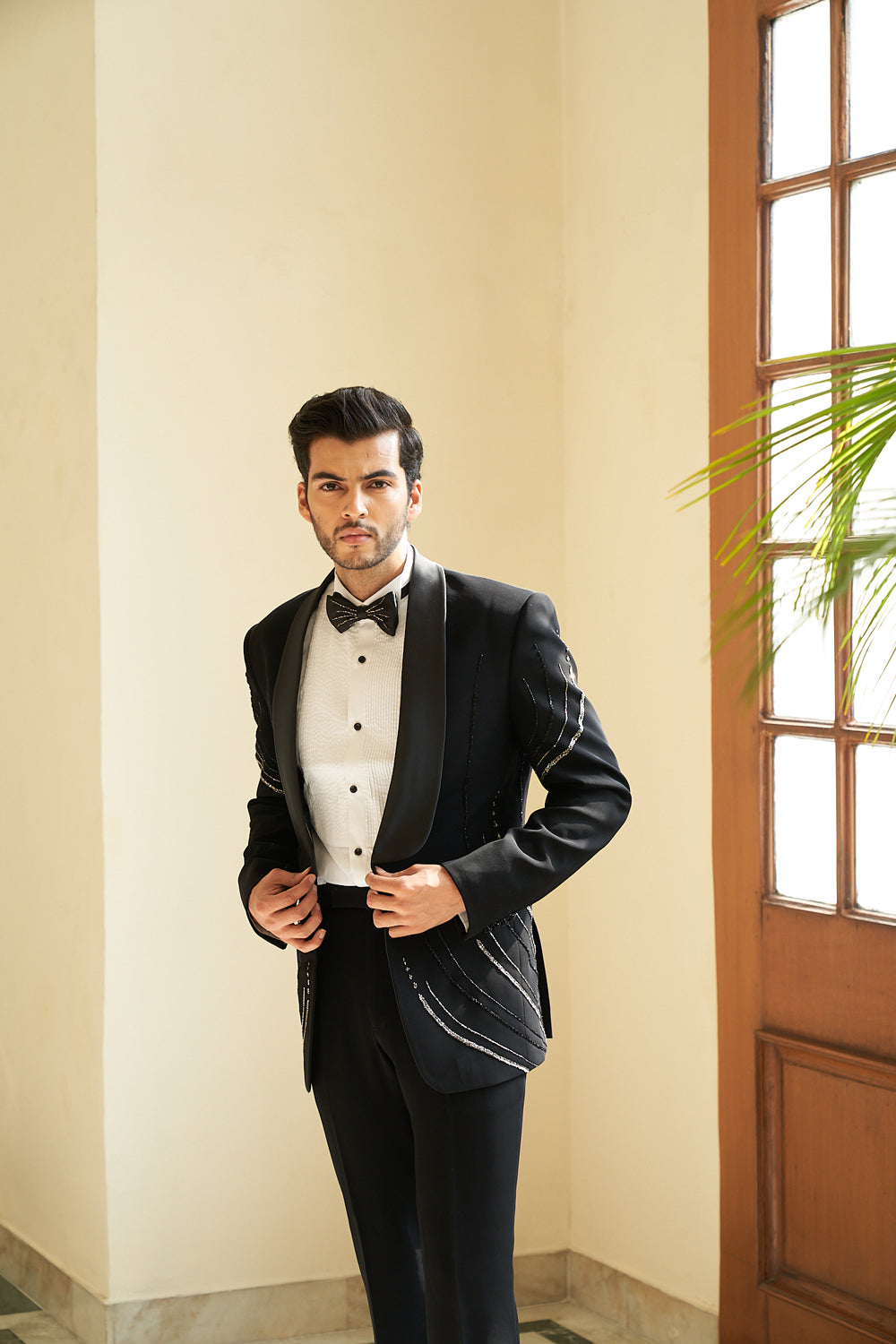 Soul Black Tuxedo Set - Auraya Fashion -  - #tag1# - #tag2# - #tag3# - #tag3#