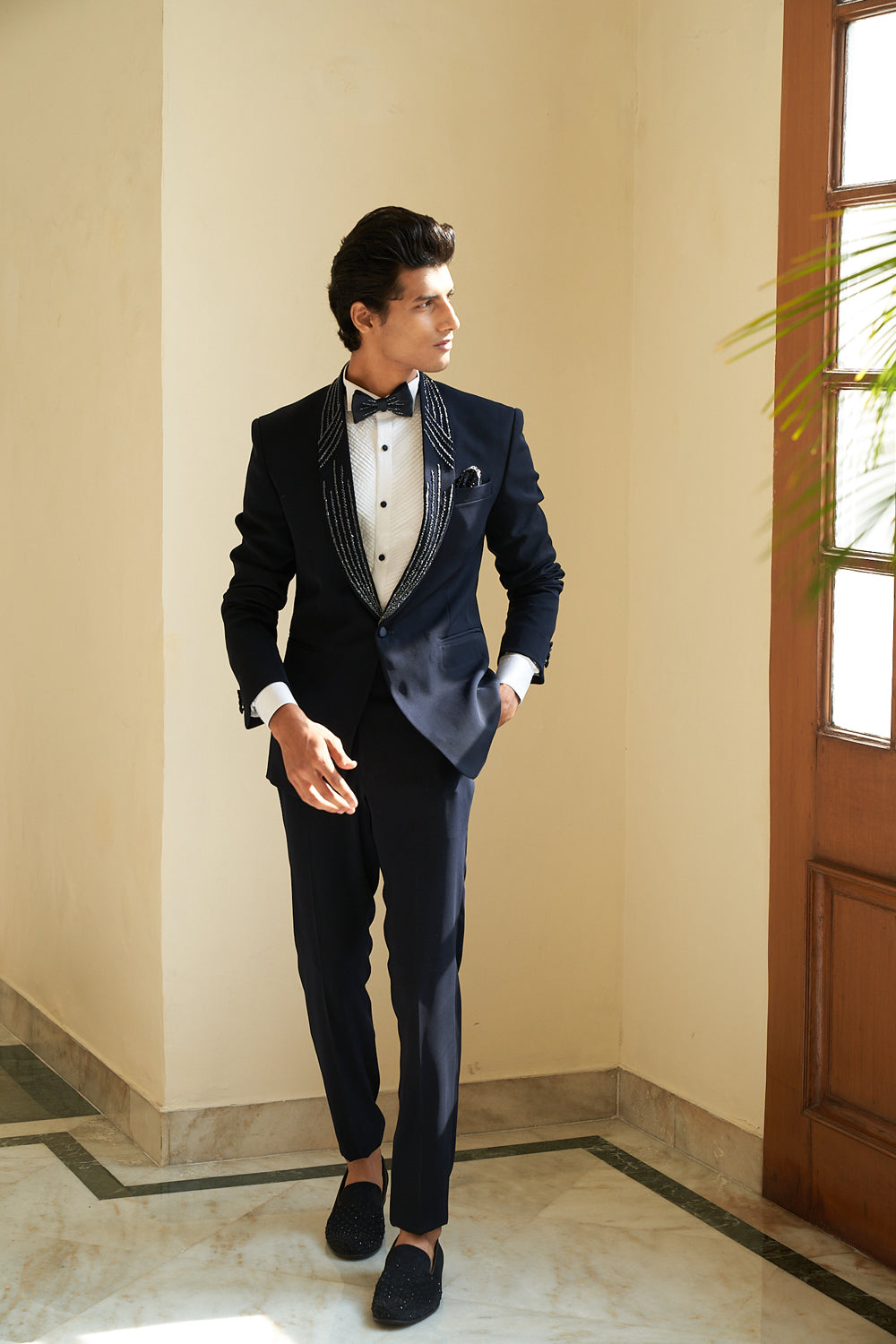 Cord Blue Tuxedo - Auraya Fashion - Contrast By Parth - #tag1# - #tag2# - #tag3# - #tag3#