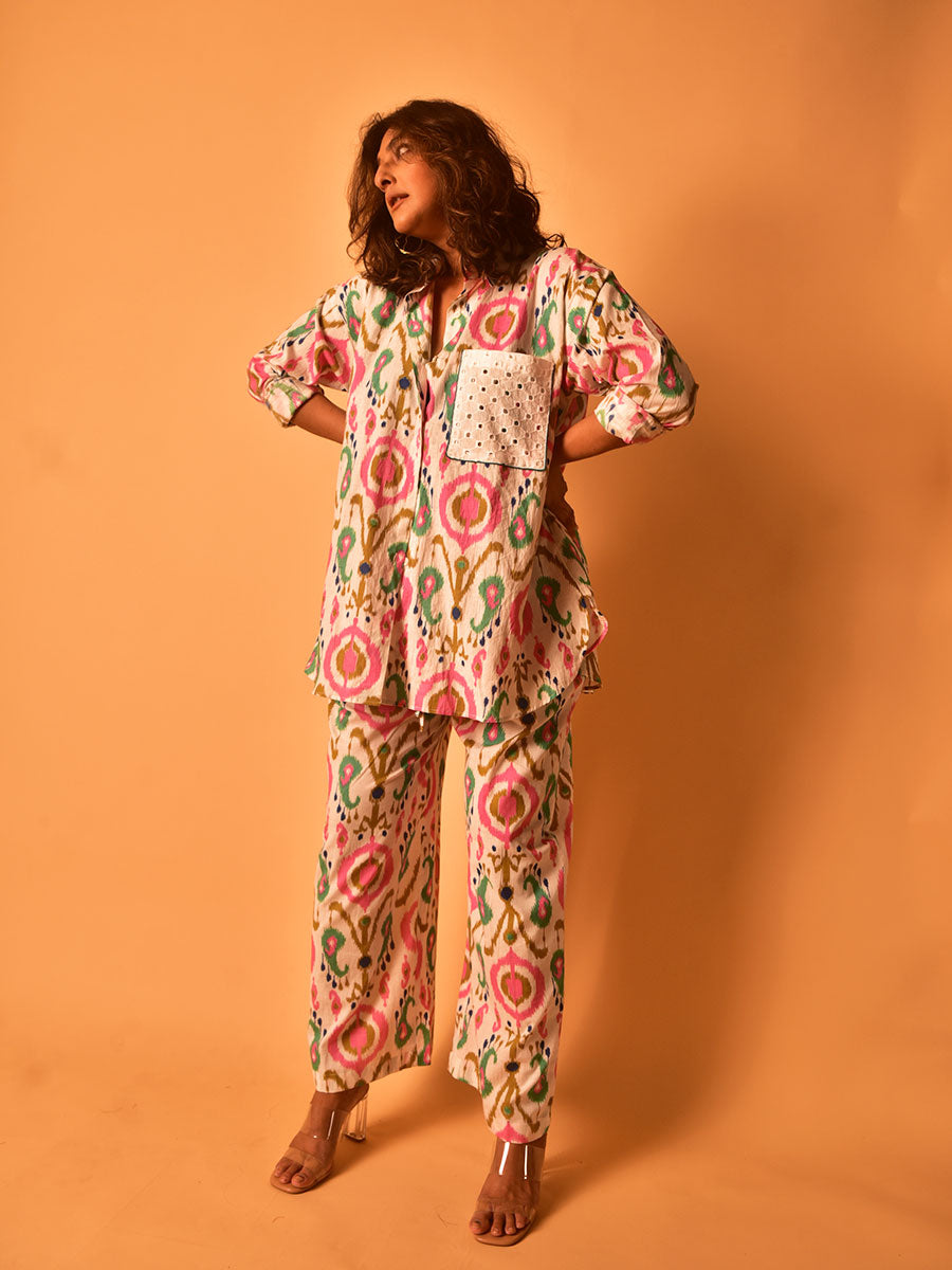 Image of Simone Co-Ord Shirt- pant Set