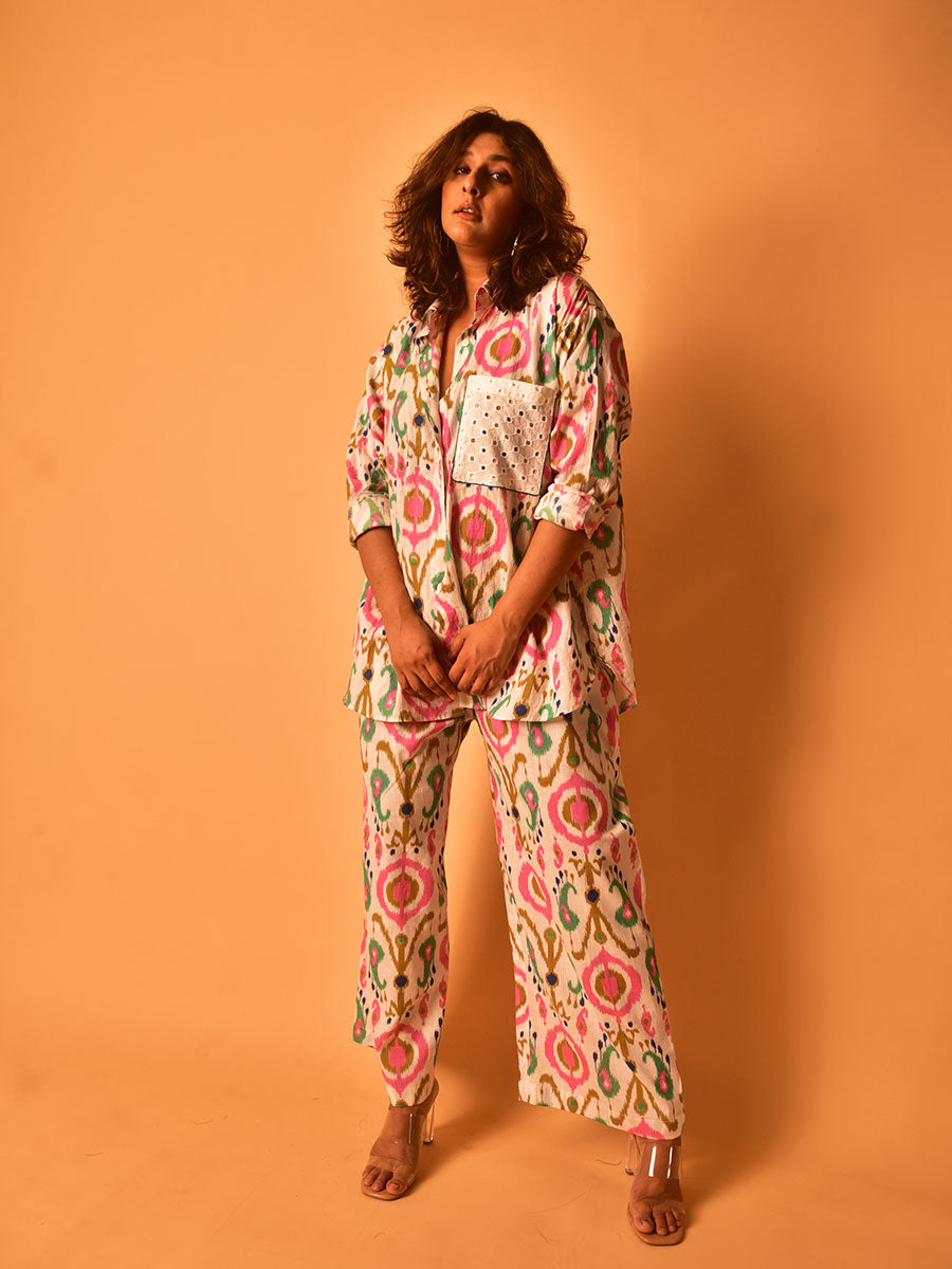 Image of Simone Co-Ord Shirt- pant Set