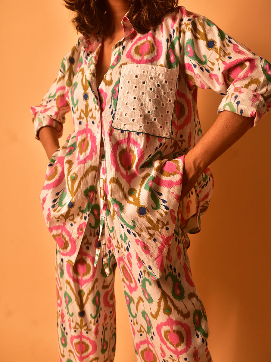 Image of Simone Co-Ord Shirt- pant Set