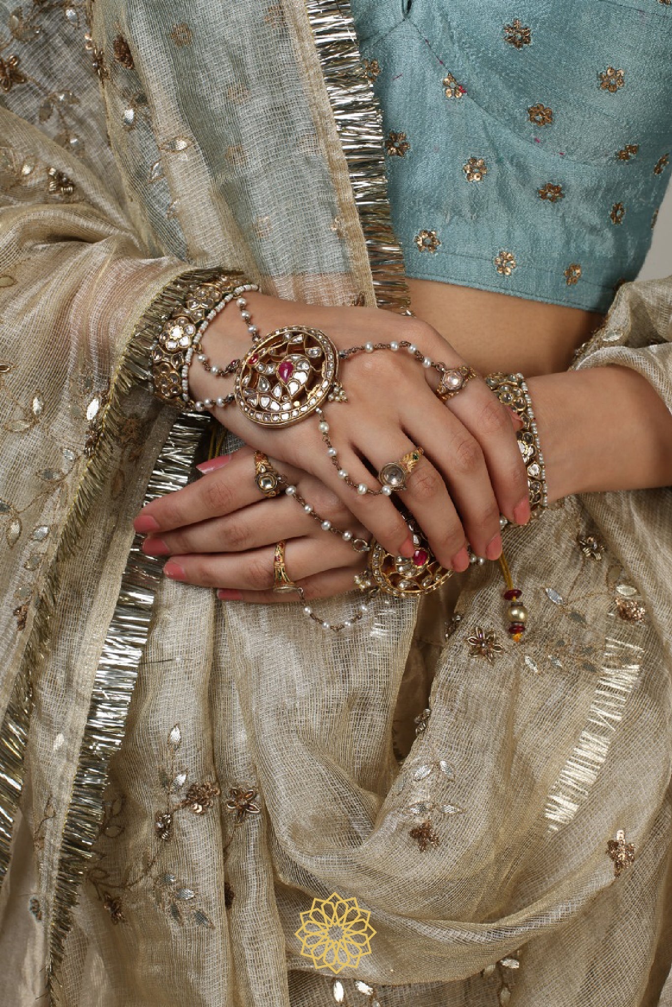 TAANI BANARSI EMBROIDERED LEHENGA