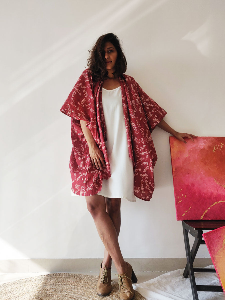 Image of Plum Kimono Jacket