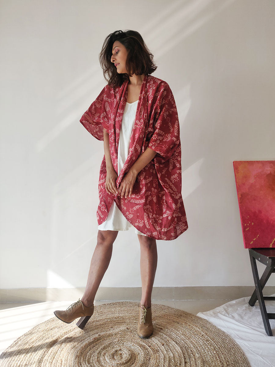 Image of Plum Kimono Jacket