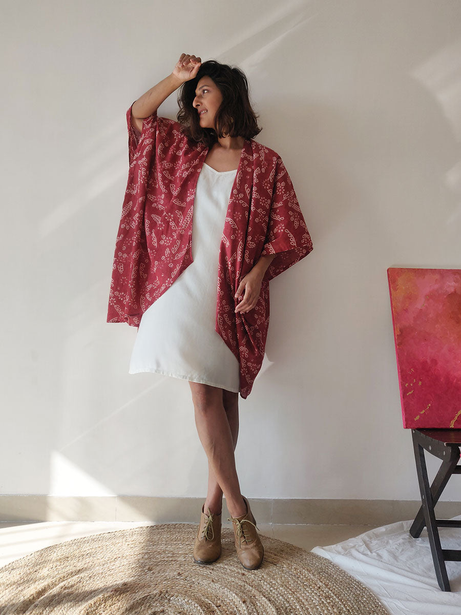 Image of Plum Kimono Jacket