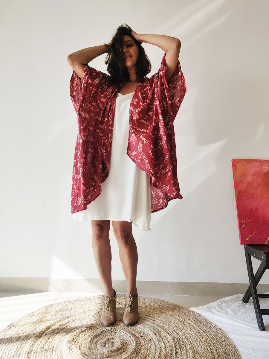 Image of Plum Kimono Jacket