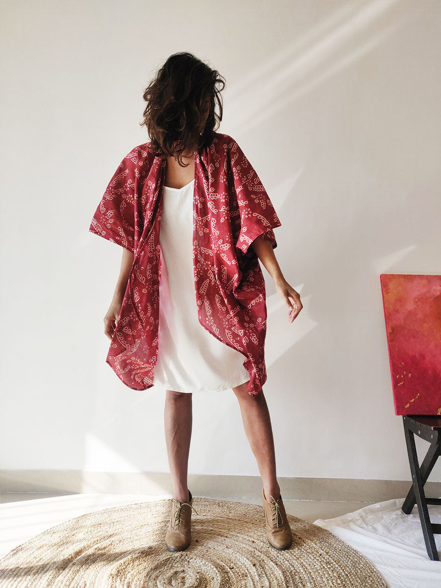 Image of Plum Kimono Jacket