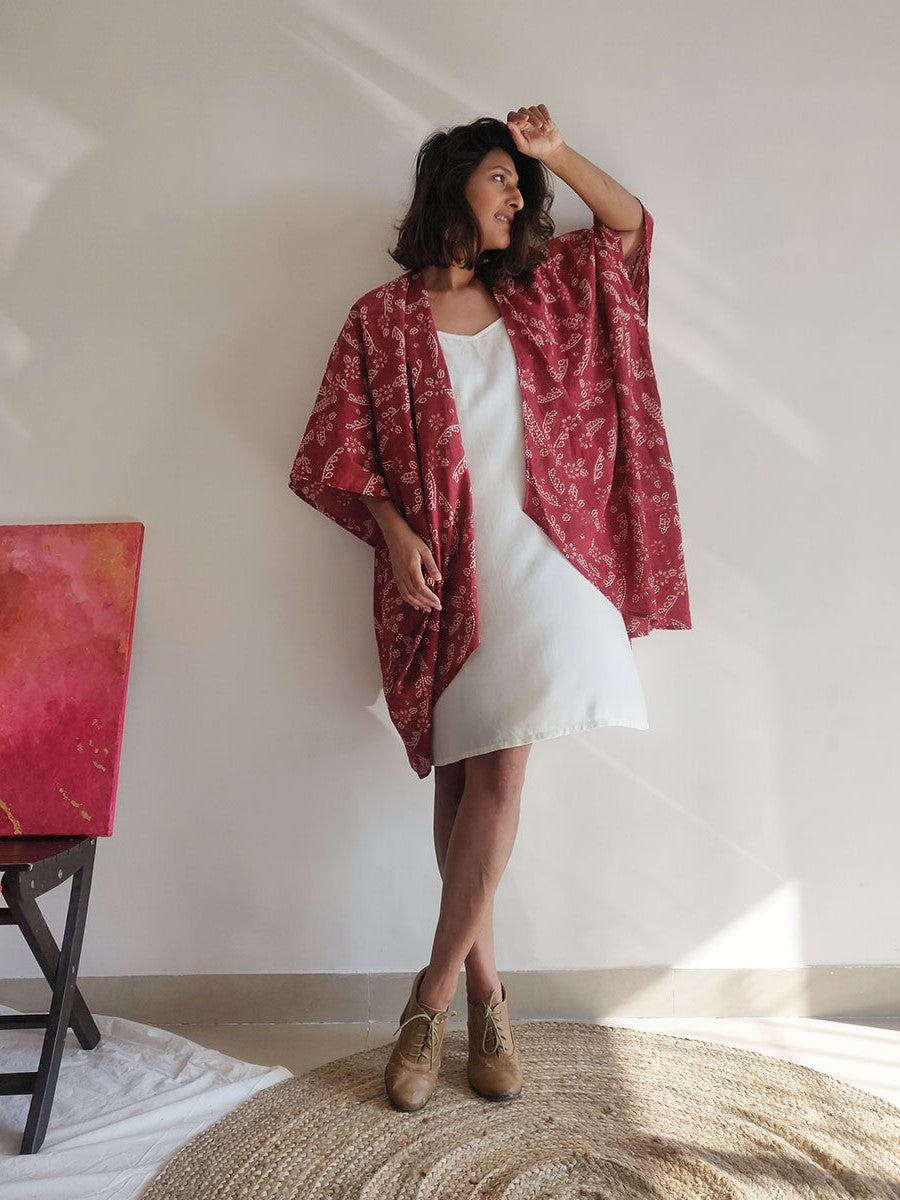 Image of Plum Kimono Jacket