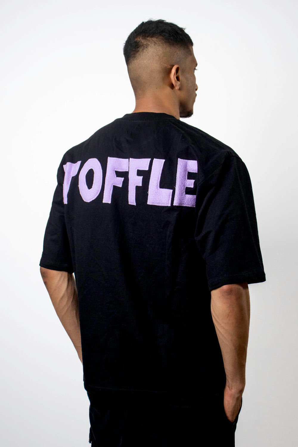 Toffle Black T-Shirt - Auraya Fashion 