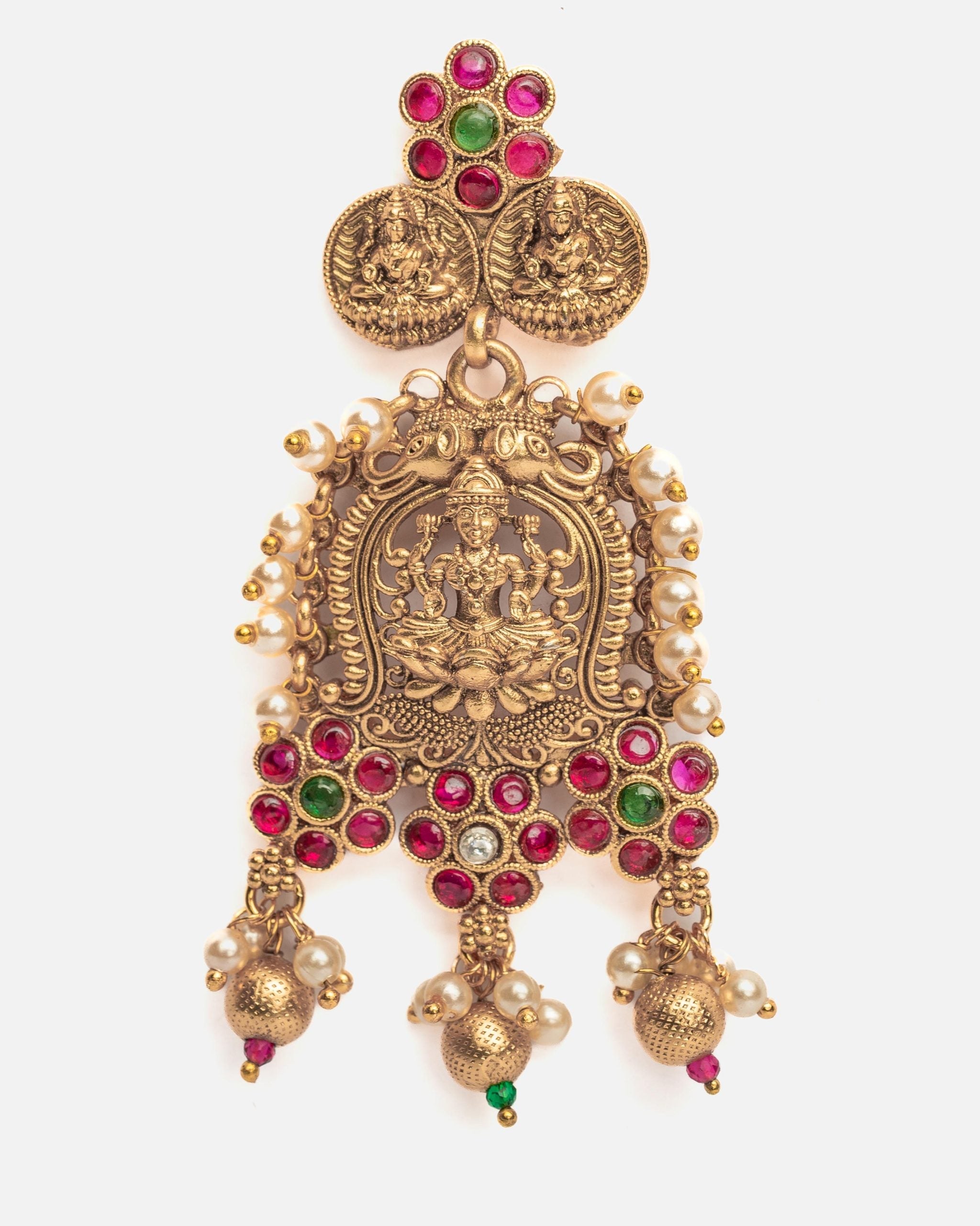 vivinia BY VIDHI MEHRA ISMAARH 2.0 Gold Womens Pair of Chandbali Earrings