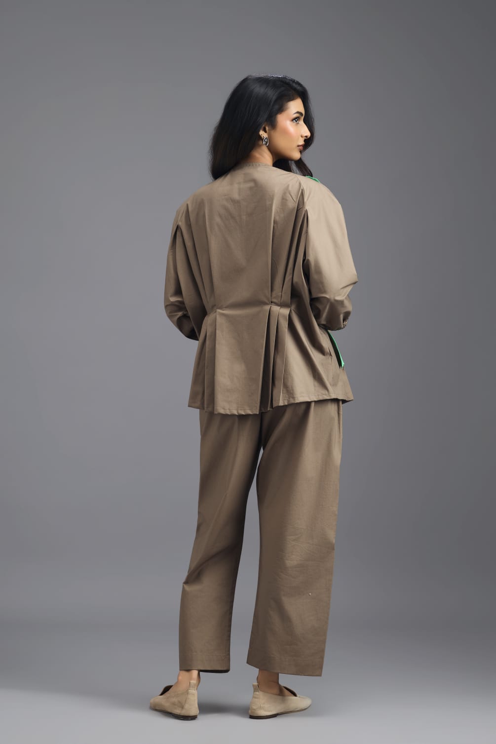 MUD COLOURBLOCK GEOMETRIC PANELLED PANTS