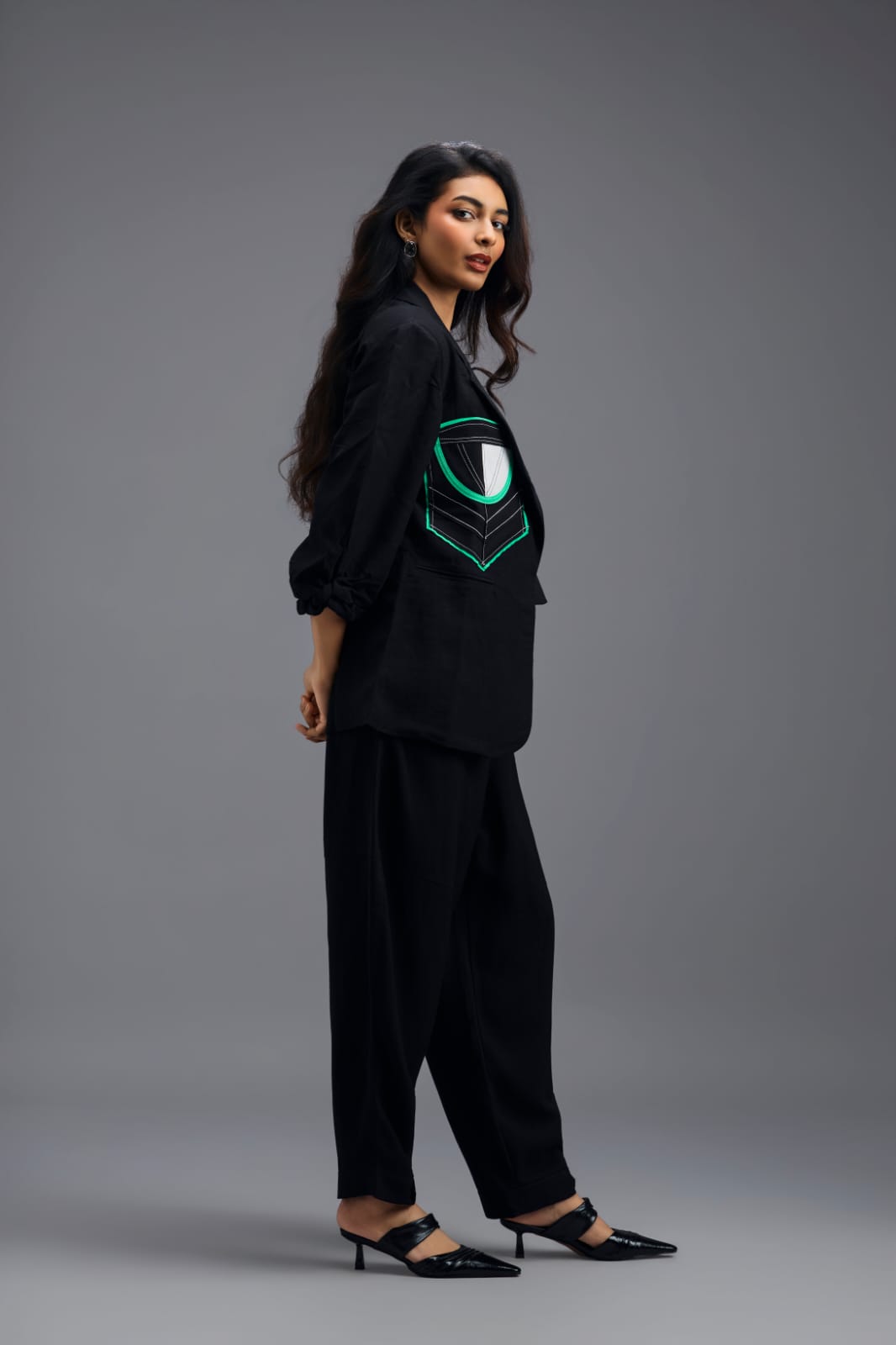 BLACK LINEN PANTS