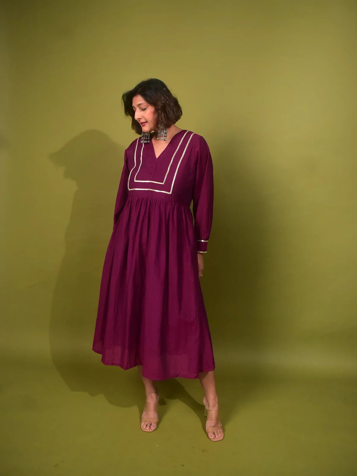 Myra Pleated Dress