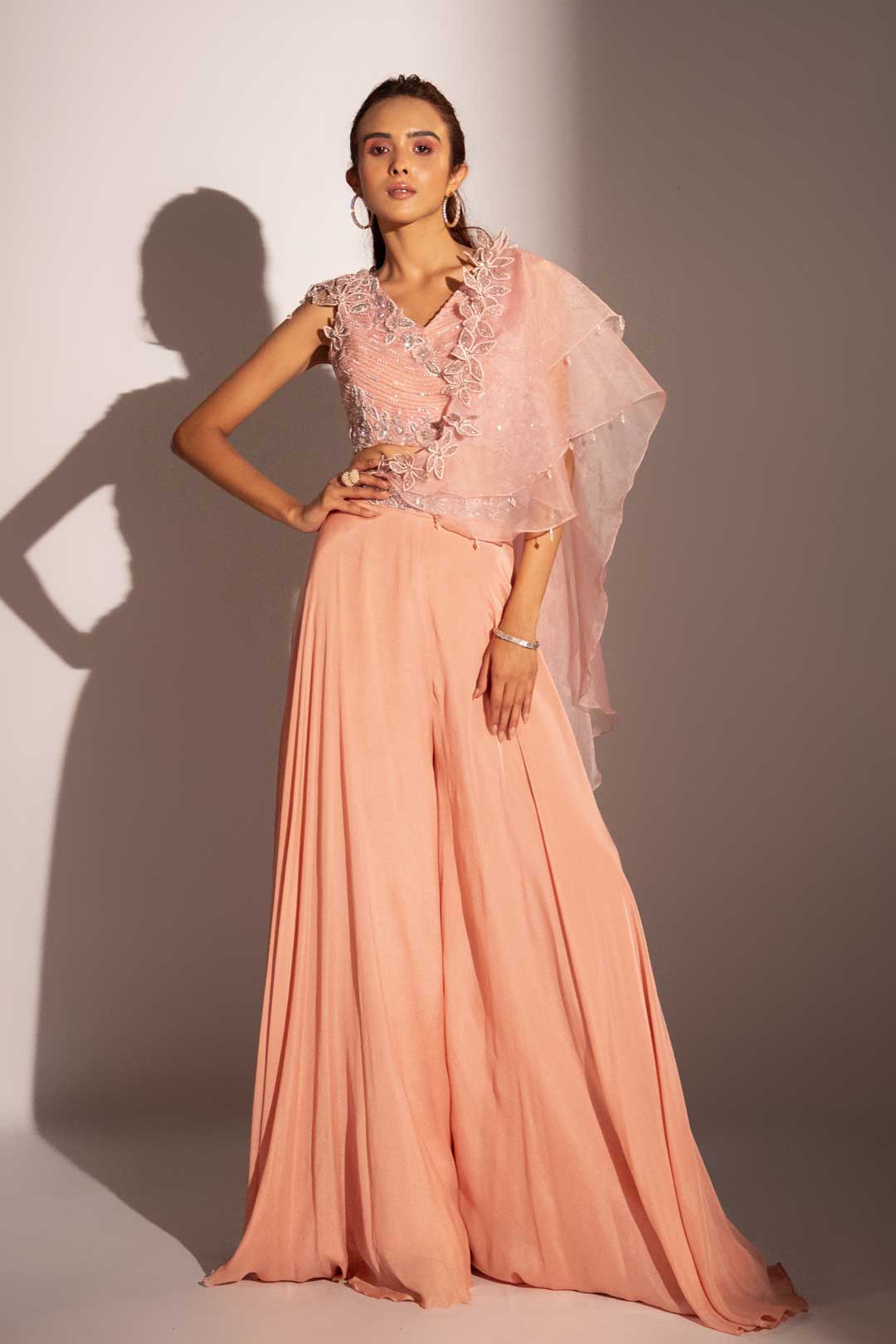 Layla Drape Pant Saree Set