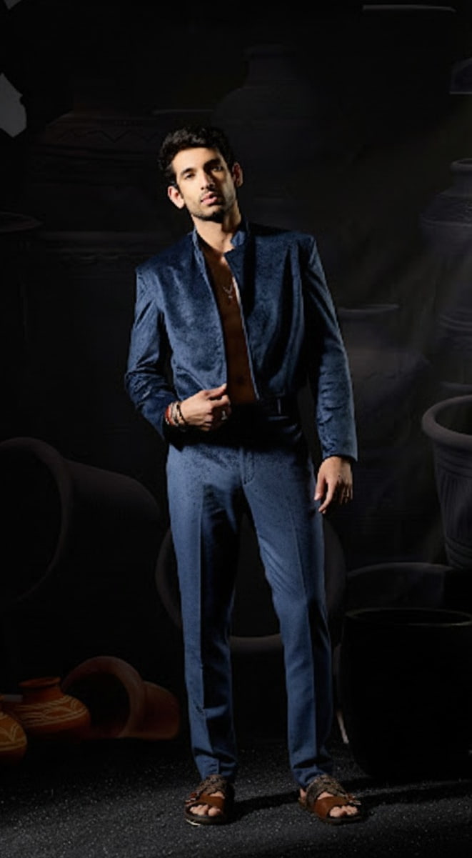 Embossed Pants